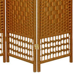 5 1/2 ft. Tall Fiber Weave Room Divider - (3 Panels)