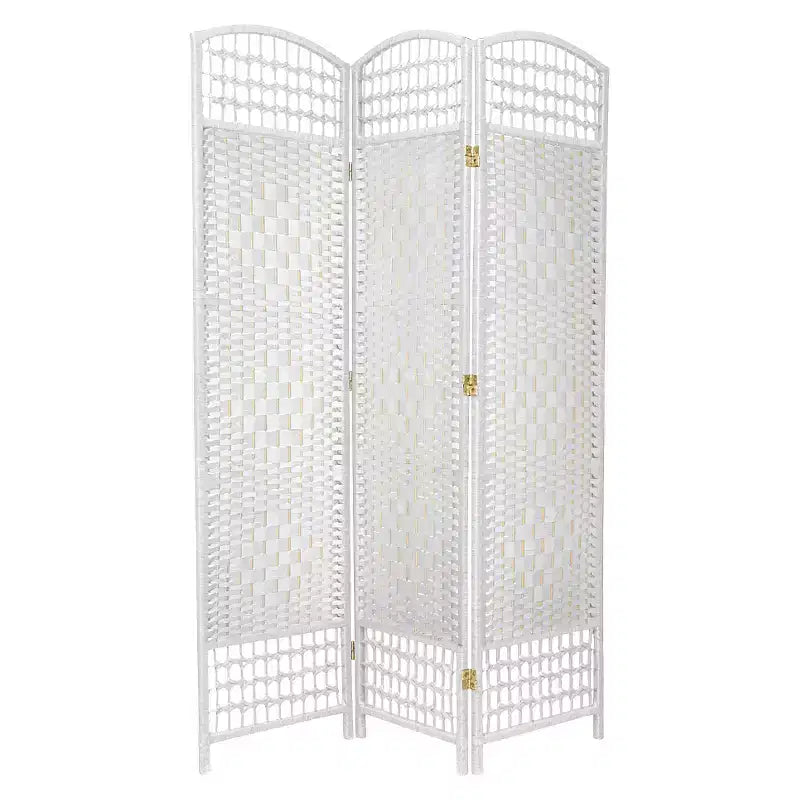 5 1/2 ft. Tall Fiber Weave Room Divider - (3 Panels)