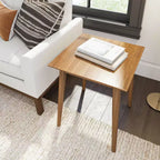 Plank+Beam Tavolino rettangolare 20 Mid-Century Modern, in legno massello, per soggiorno