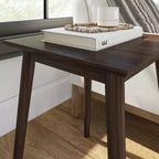 Plank+Beam Tavolino rettangolare 20 Mid-Century Modern, in legno massello, per soggiorno