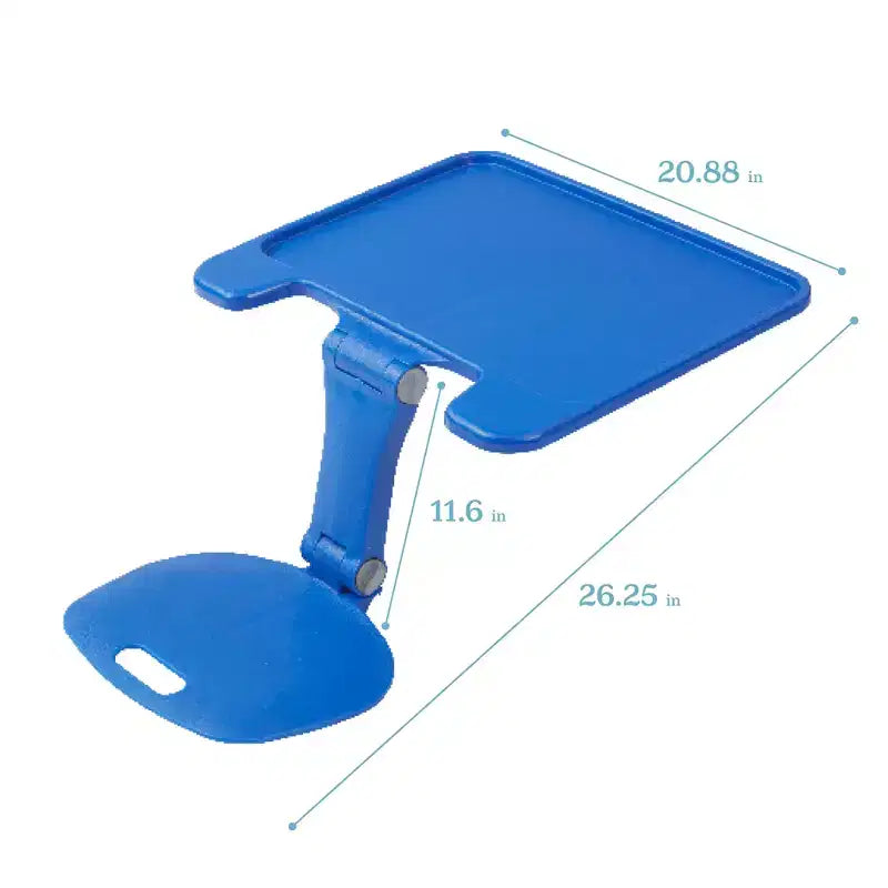 ECR4Kids The Surf Folding Portable Activity Lap Desk, Large, Adjustable, Flexible Seating