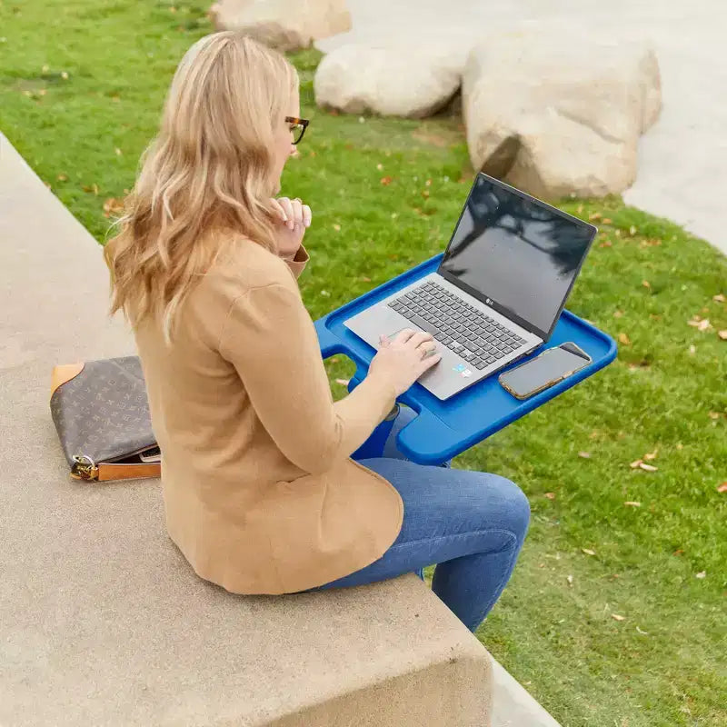ECR4Kids The Surf Folding Portable Activity Lap Desk, Large, Adjustable, Flexible Seating