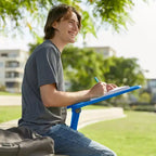 ECR4Kids The Surf Folding Portable Activity Lap Desk, Large, Adjustable, Flexible Seating