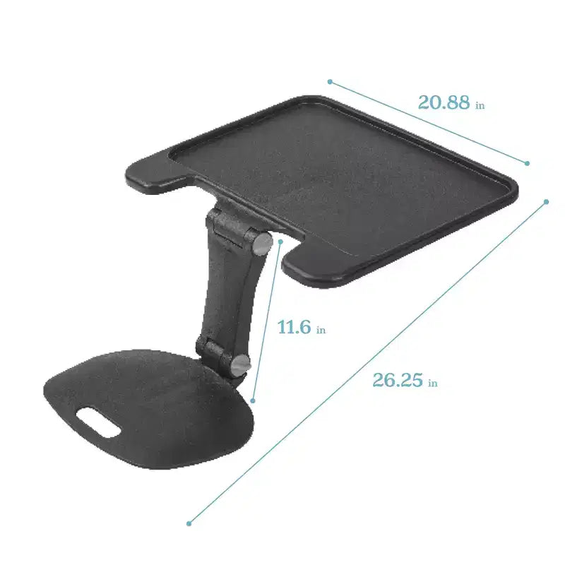 ECR4Kids The Surf Folding Portable Activity Lap Desk, Large, Adjustable, Flexible Seating