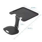 ECR4Kids The Surf Folding Portable Activity Lap Desk, Large, Adjustable, Flexible Seating