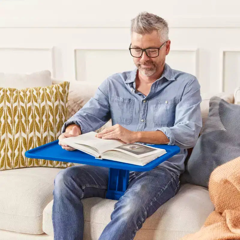 ECR4Kids The Surf Folding Portable Activity Lap Desk, Large, Adjustable, Flexible Seating
