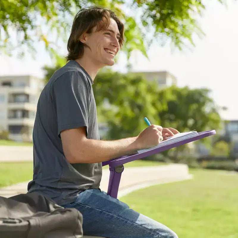 ECR4Kids The Surf Folding Portable Activity Lap Desk, Large, Adjustable, Flexible Seating
