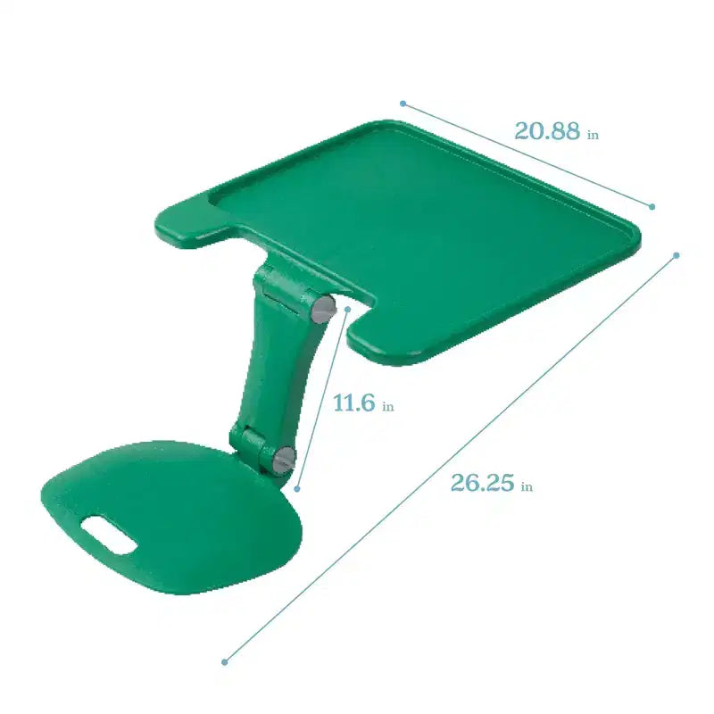 ECR4Kids The Surf Folding Portable Activity Lap Desk, Large, Adjustable, Flexible Seating