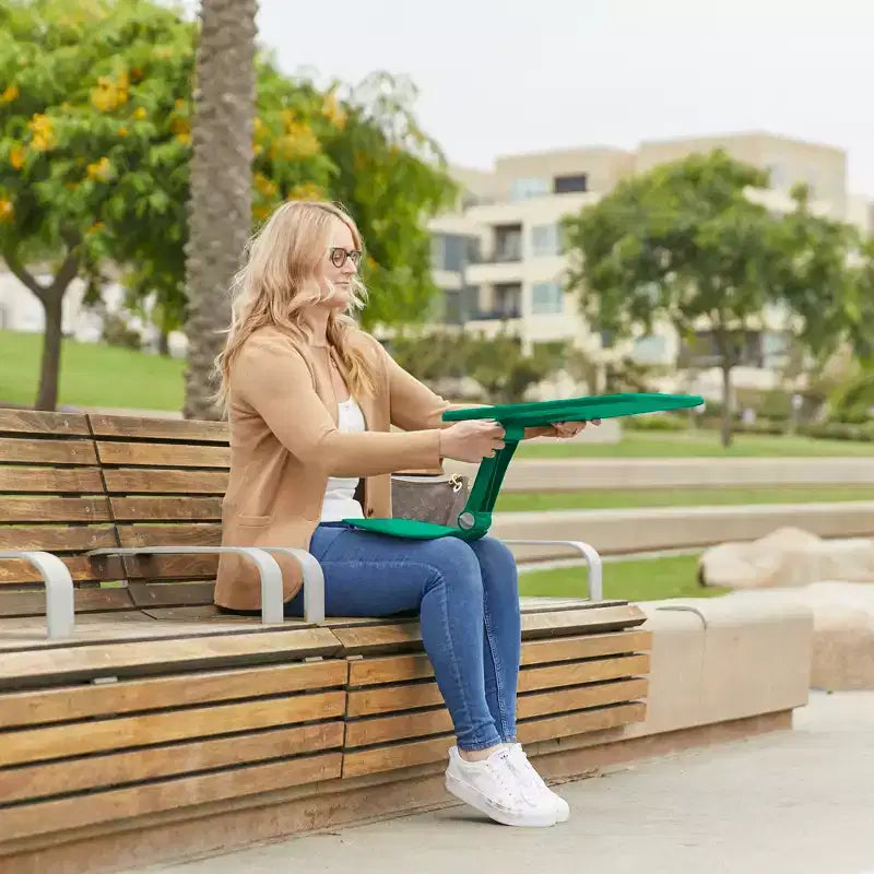 ECR4Kids The Surf Folding Portable Activity Lap Desk, Large, Adjustable, Flexible Seating