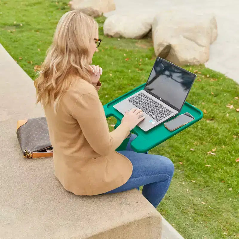 ECR4Kids The Surf Folding Portable Activity Lap Desk, Large, Adjustable, Flexible Seating