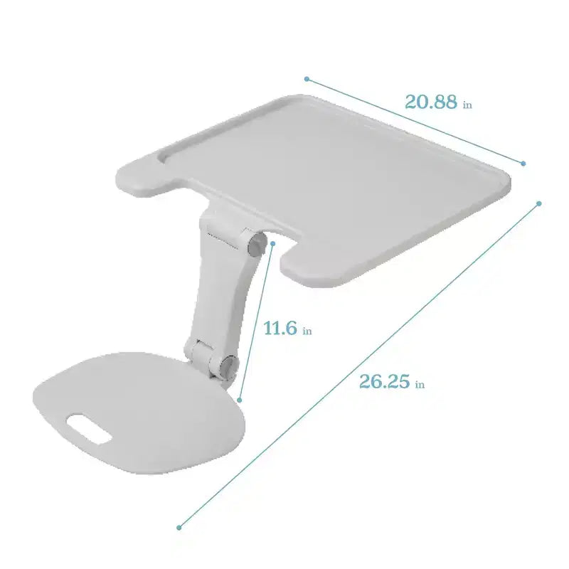 ECR4Kids The Surf Folding Portable Activity Lap Desk, Large, Adjustable, Flexible Seating