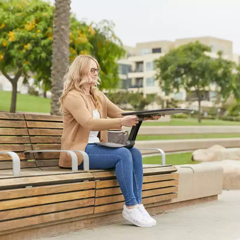 ECR4Kids The Surf Folding Portable Activity Lap Desk, Large, Adjustable, Flexible Seating