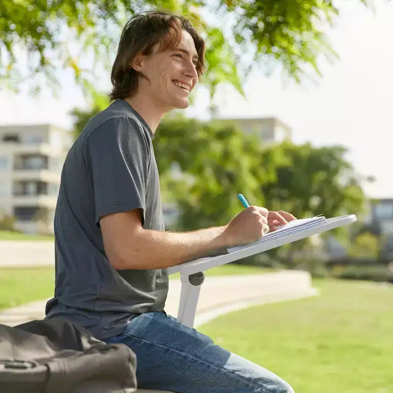 ECR4Kids The Surf Folding Portable Activity Lap Desk, Large, Adjustable, Flexible Seating
