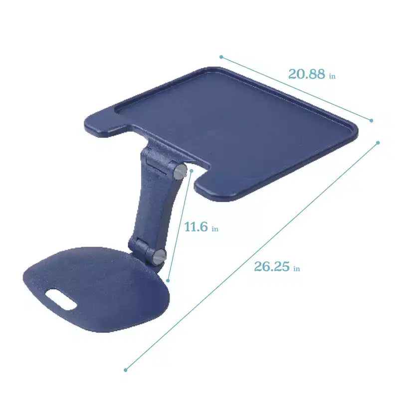 ECR4Kids The Surf Folding Portable Activity Lap Desk, Large, Adjustable, Flexible Seating