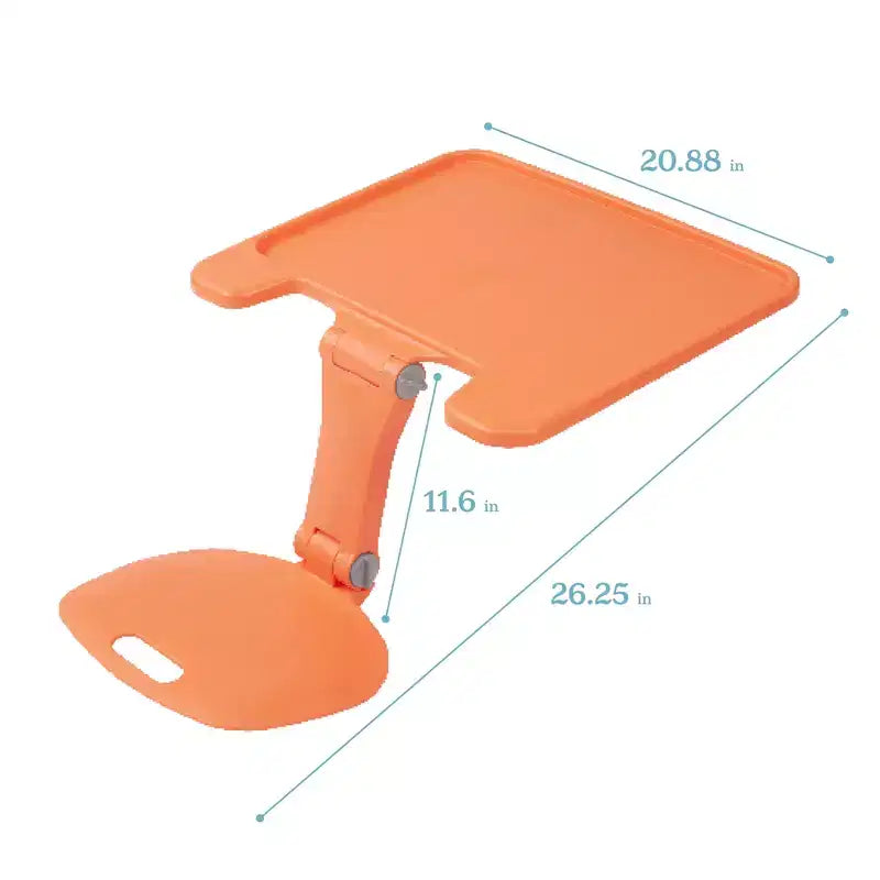 ECR4Kids The Surf Folding Portable Activity Lap Desk, Large, Adjustable, Flexible Seating