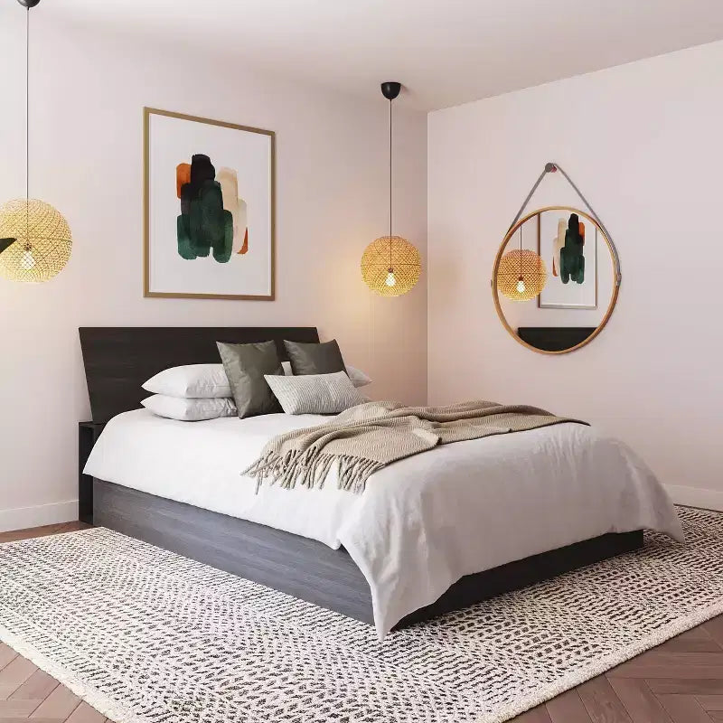Nexera Full Avenue Lateral Storage Headboard