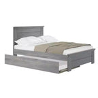 Plank+Beam Solid Wood Farmhouse Full Bed with Panel Headboard with Trundle