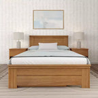 Plank+Beam Solid Wood Farmhouse Full Bed with Panel Headboard with Trundle