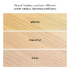 Plank+Beam Modern Dining Bench, Solid Wood Bench for Dining Table, 49