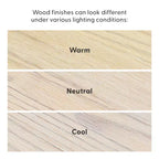 Plank+Beam Modern Dining Bench, Solid Wood Bench for Dining Table, 49