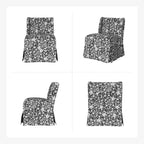 Fabrizius, set di 2 poltrone imbottite di transizione con rivestimento sfoderabile e lavabile e gambe in legno massello | HULALA HOME