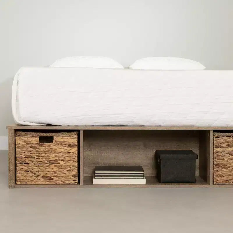 South Shore Storage Bed with Baskets