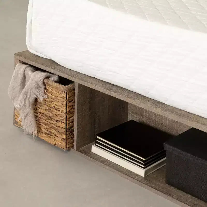 South Shore Storage Bed with Baskets