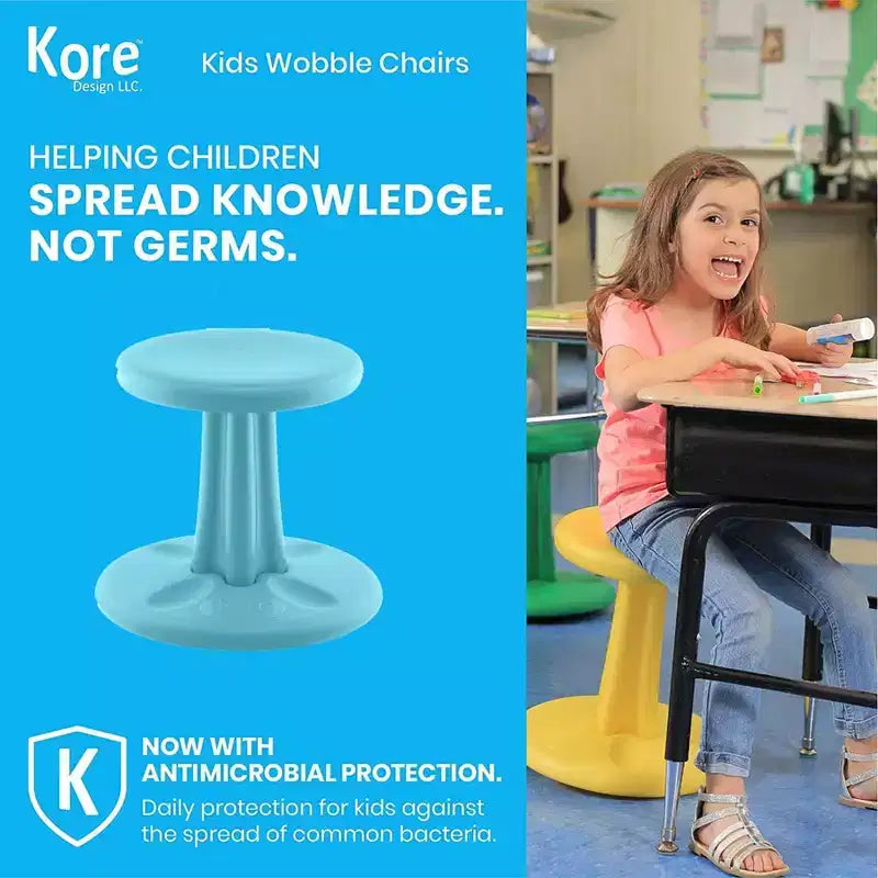 Kore Design Sedia a Dondolo per Bambini 14, Azzurro