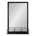 Jackson Metal Frame Mirror with Shelf - Kate & Laurel All Things Decor
