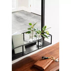 Jackson Metal Frame Mirror with Shelf - Kate & Laurel All Things Decor