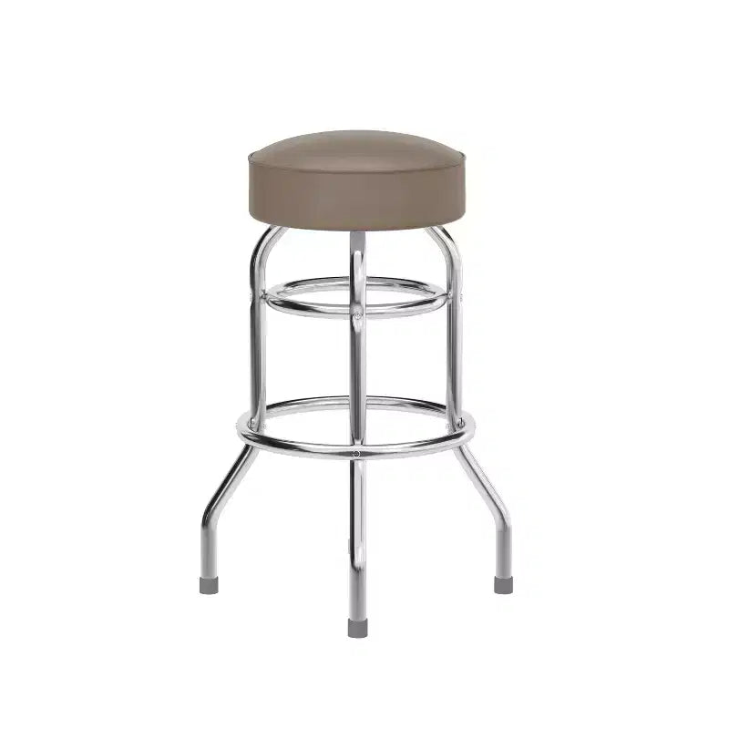 Flash Furniture 2 Pack Double Ring Chrome Barstool