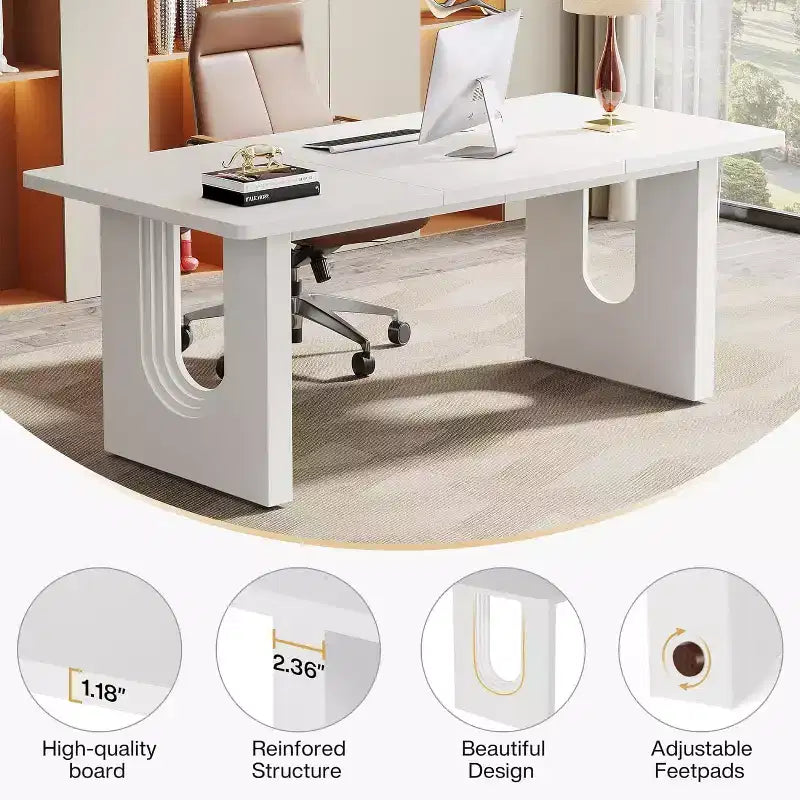 Lantine 70.9 Grande Scrivania Direzionale Moderna