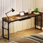 Tavolo da letto Lantine regolabile in altezza con ruote e supporto inclinabile regolabile