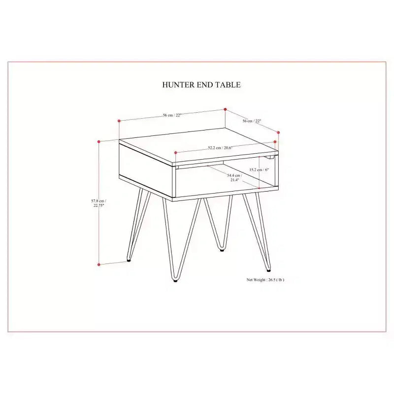 WyndenHall Moreno End Table
