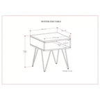 WyndenHall Moreno End Table
