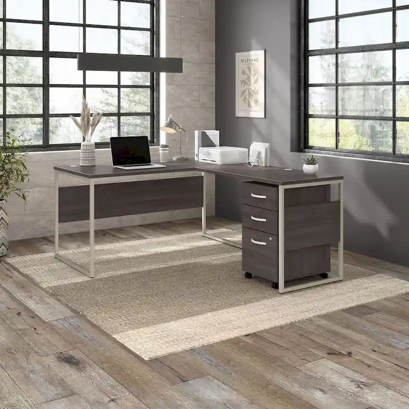 60W x 30D Computer Table Desk with Metal Legs - Multiple Colors