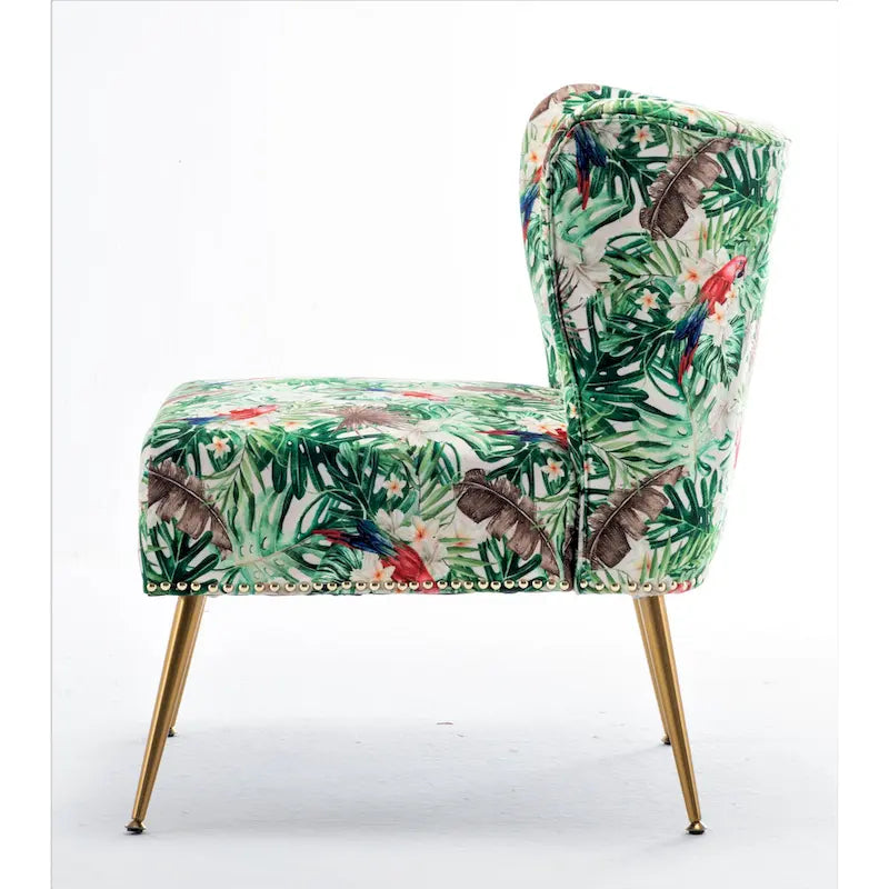 Friant 25W Microfiber Upholstered Slipper Chair