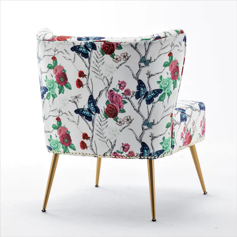 Friant 25W Microfiber Upholstered Slipper Chair