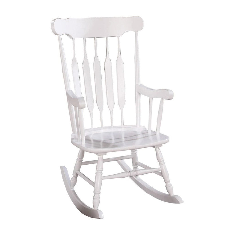 Windsor Country Design White Wood Rocking Chair