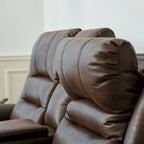 Power Sofa Loveseat Recliner Adjustable Headrest High Back Nailhead