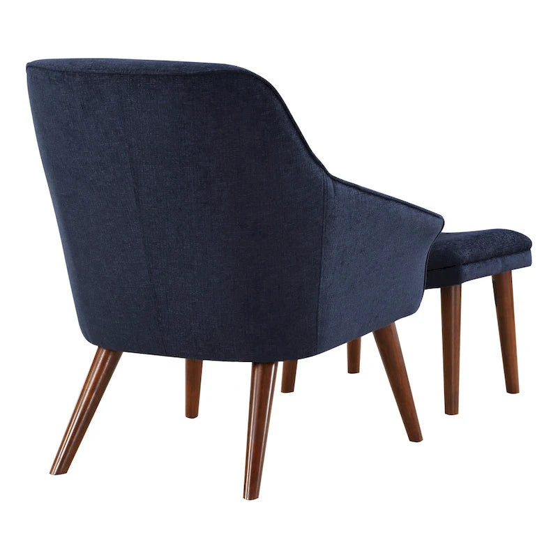 Waneta Chair and Ottoman