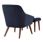 Waneta Chair and Ottoman