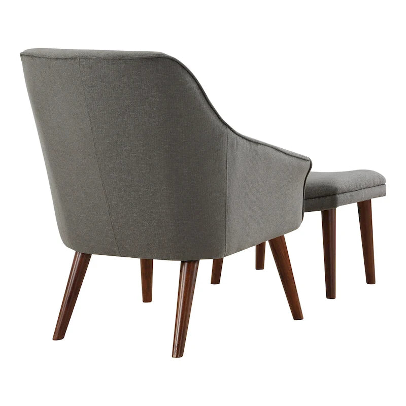 Waneta Chair and Ottoman