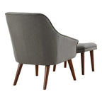 Waneta Chair and Ottoman