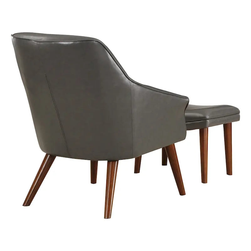 Waneta Chair and Ottoman