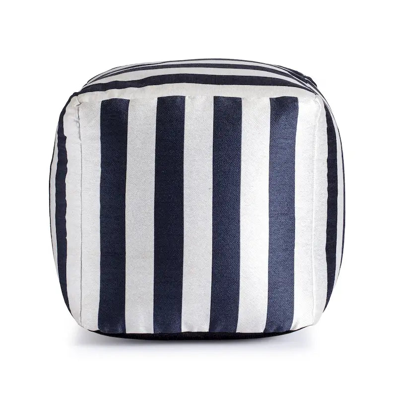 Jani Cape May Indoor/Outdoor 18 x 18 Square Pouf Ottoman