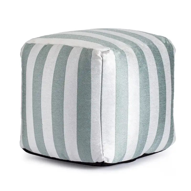 Jani Cape May Indoor/Outdoor 18 x 18 Square Pouf Ottoman
