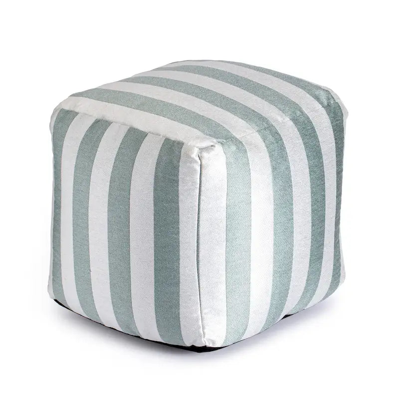 Jani Cape May Indoor/Outdoor 18 x 18 Square Pouf Ottoman