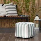 Jani Cape May Indoor/Outdoor 18 x 18 Square Pouf Ottoman