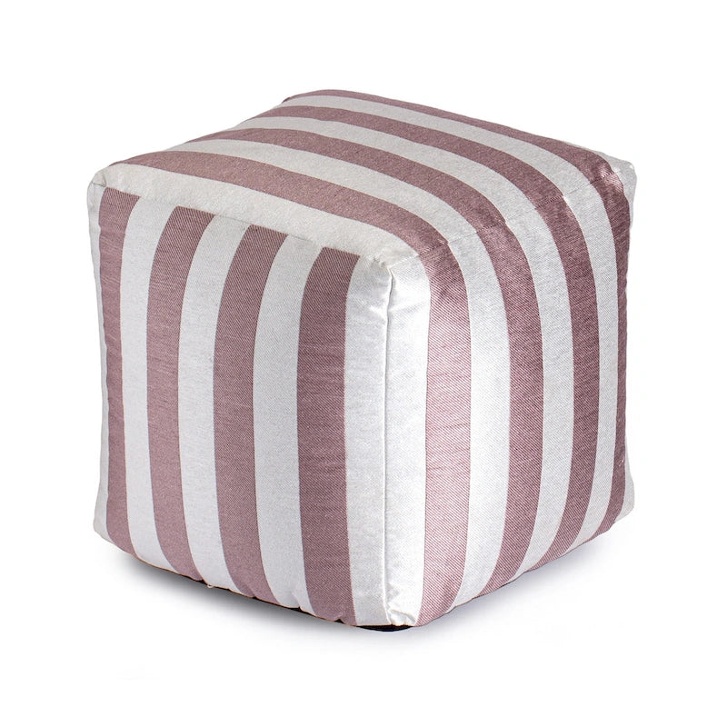 Jani Cape May Indoor/Outdoor 18 x 18 Square Pouf Ottoman